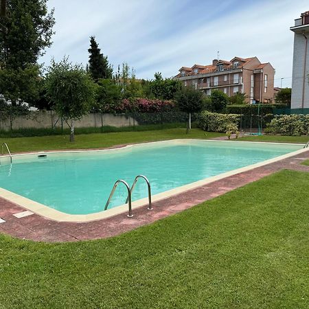 Garaje Y Piscina Comunitaria! Apartment Suances Ngoại thất bức ảnh